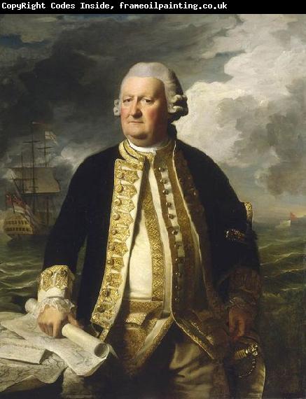 John Singleton Copley Portrait of Admiral Clark Gayton